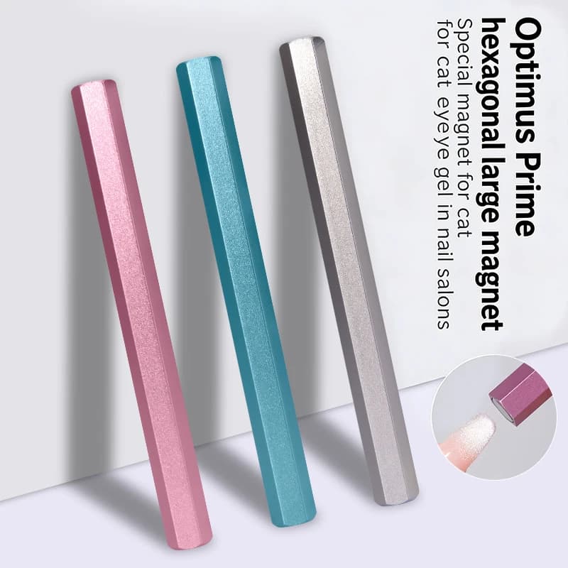 Bastoncino magnetico a doppia punta per smalto gel, effetto occhio di gatto, design sfumato, strumenti per nail art e manicure