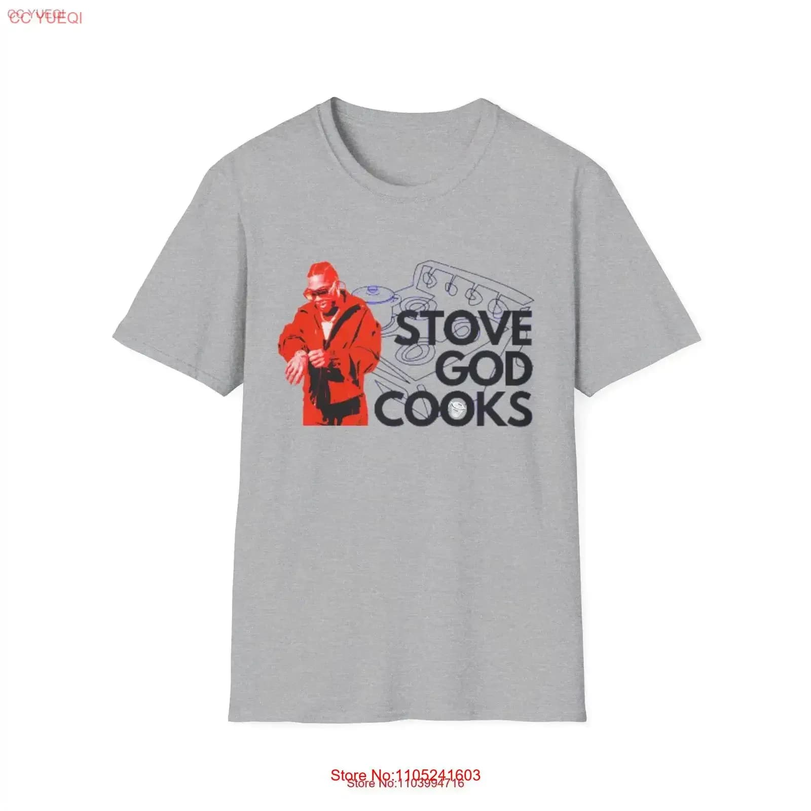 T-shirt Stove God Cooks Hip Hop Rap Griselda Streetwear vintage lavata elasticizzata traspirante casual per tutti i giorni