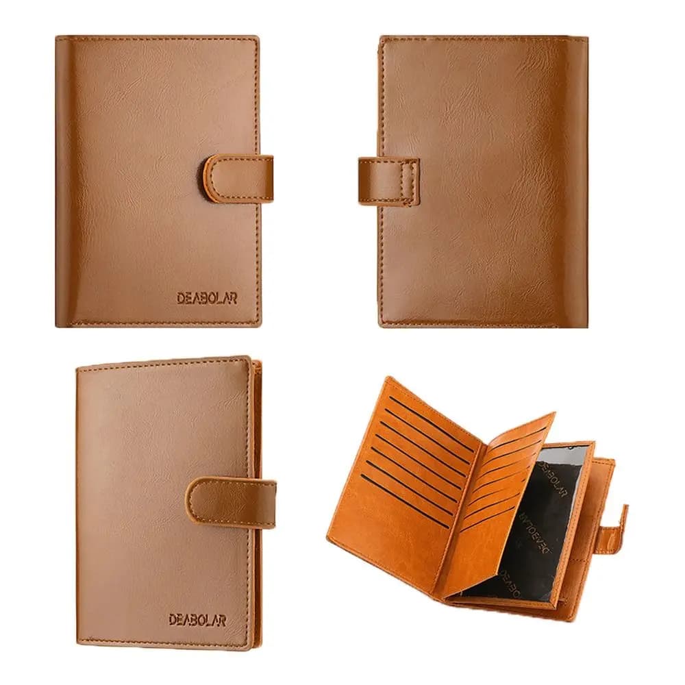 Holder Travel Accessories PU Leather Multifunction Passport Protective Cover Passport Holder Women Mony Bag Men Purse Wallets