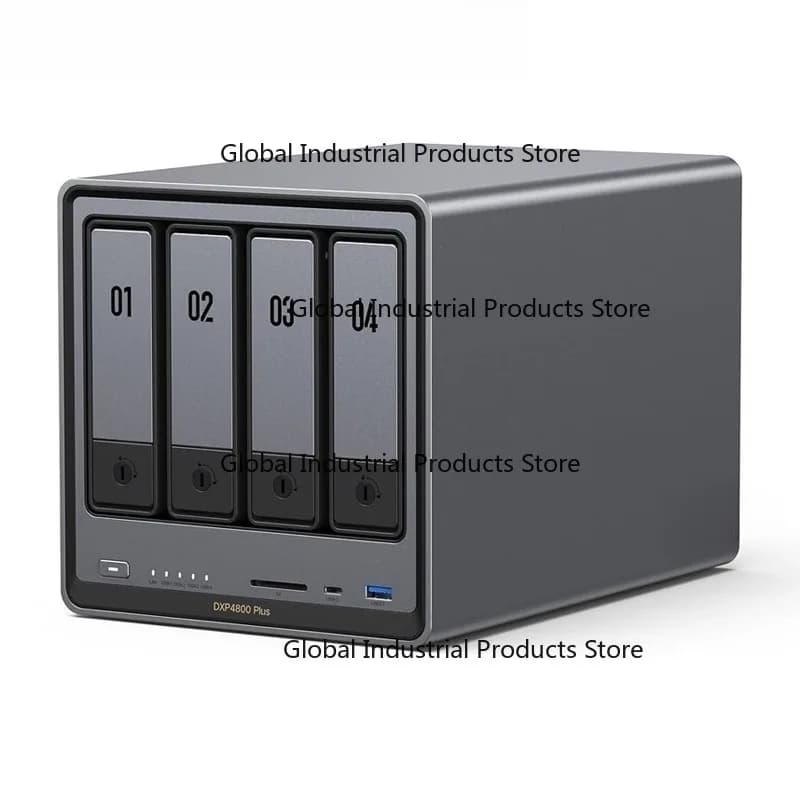 DXP4800 Plus NAS Desktop a 4 Bay con CPU a 5 Core, Archiviazione di Rete 4K 60Hz