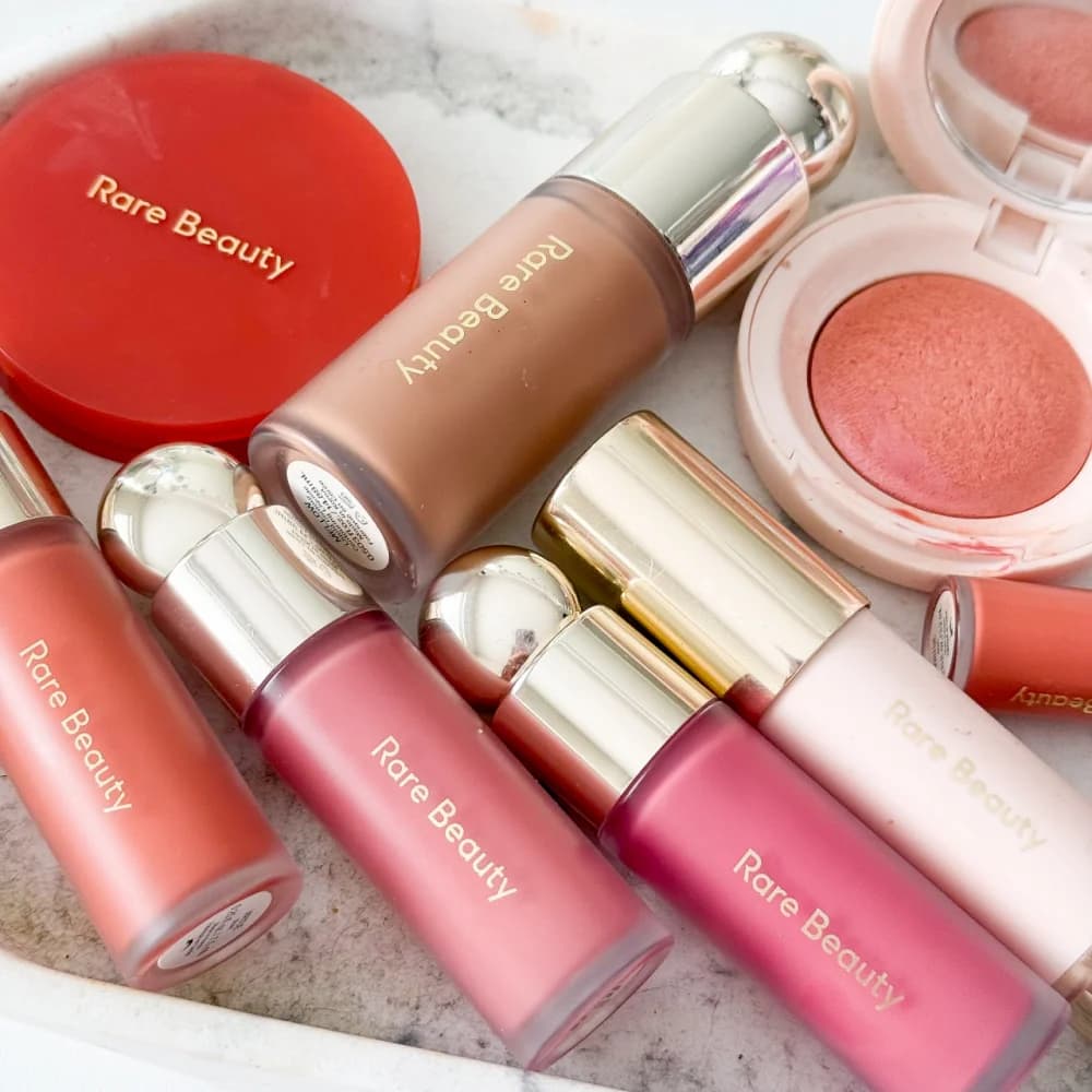 Rara bellezza opaca duratura sfocata rimbalzante fard fissante Cushiony fard in crema in polvere fard liquido resistente al sudore e all'umidità