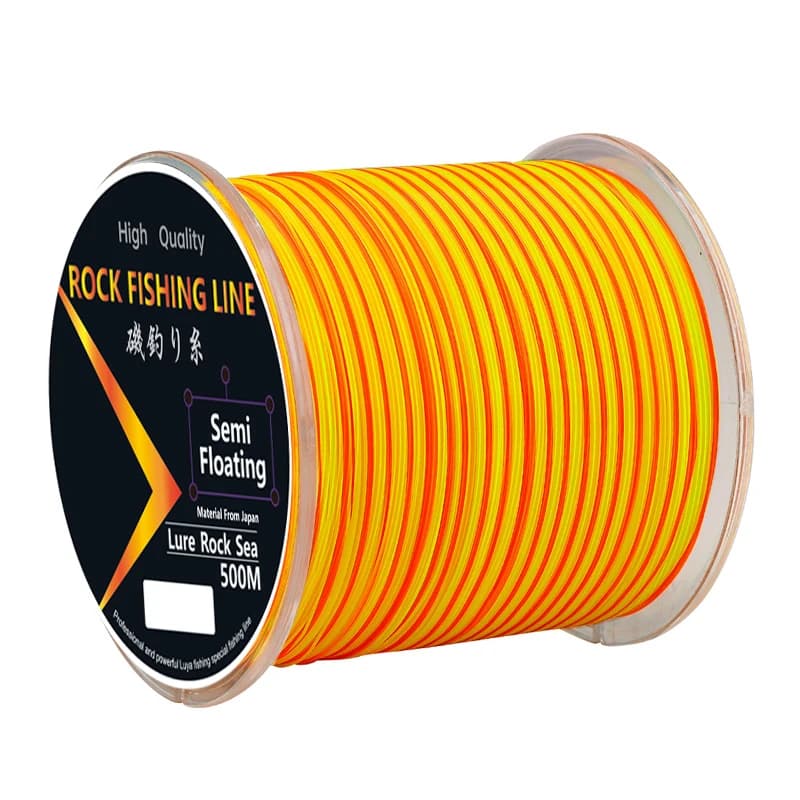 500m Rock Fishing Line Super Strong monofilamento Nylon Fly Line Rainbow Wire Bionic invisibile Spot Rope Pesca