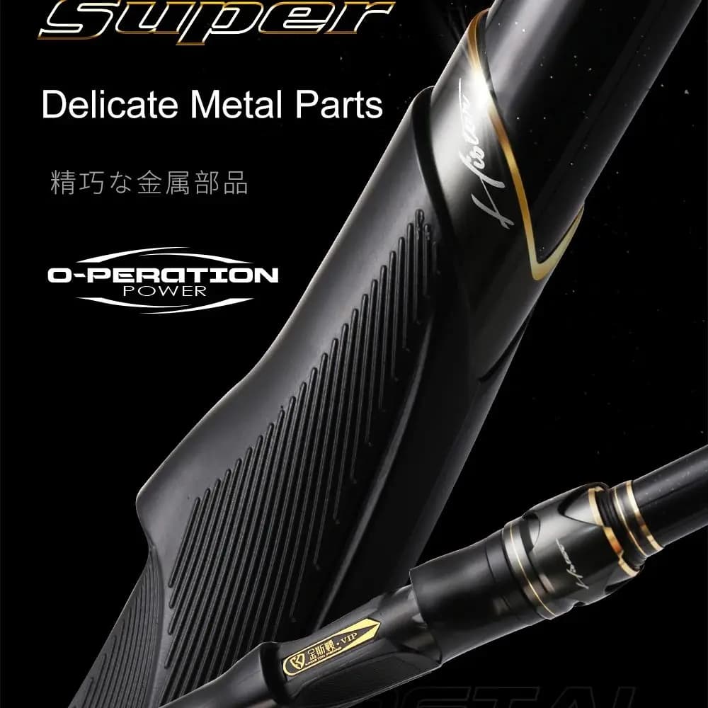 Canna da Pesca HASIDA Ling Yun 40T in Carbonio ad Alta Resistenza, Telescopica per Pesca da Roccia e da Barca 3 # -5 # Guide 3D SIC da 3.6-5.3m con Rivestimento Chameleon Importato