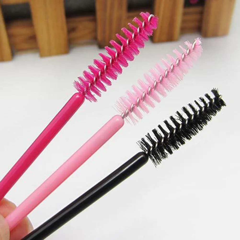 50 Pezzi Spazzole per Mascara Monouso Premium Nere per Applicazione Senza Grumi e Separazione delle Ciglia, Uso Professionale e Domestico