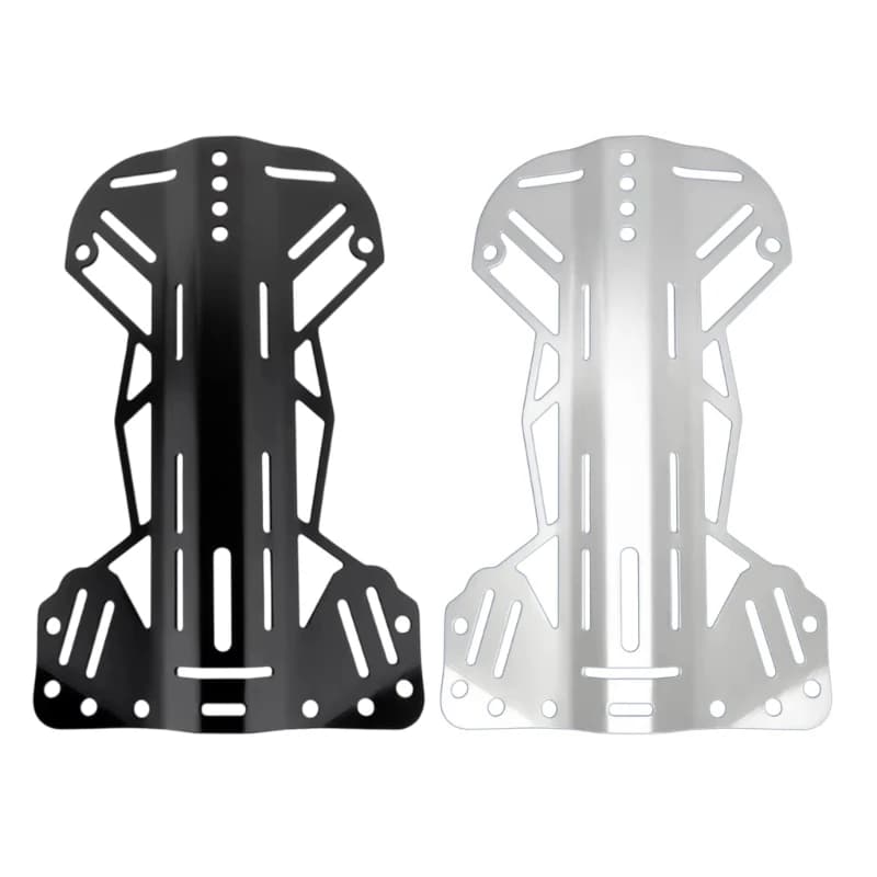 Scubas Diving Back Plate Light Weight Scubas Diving BCD Technical Diving Backplate Back Harness Hardware For Water Sports