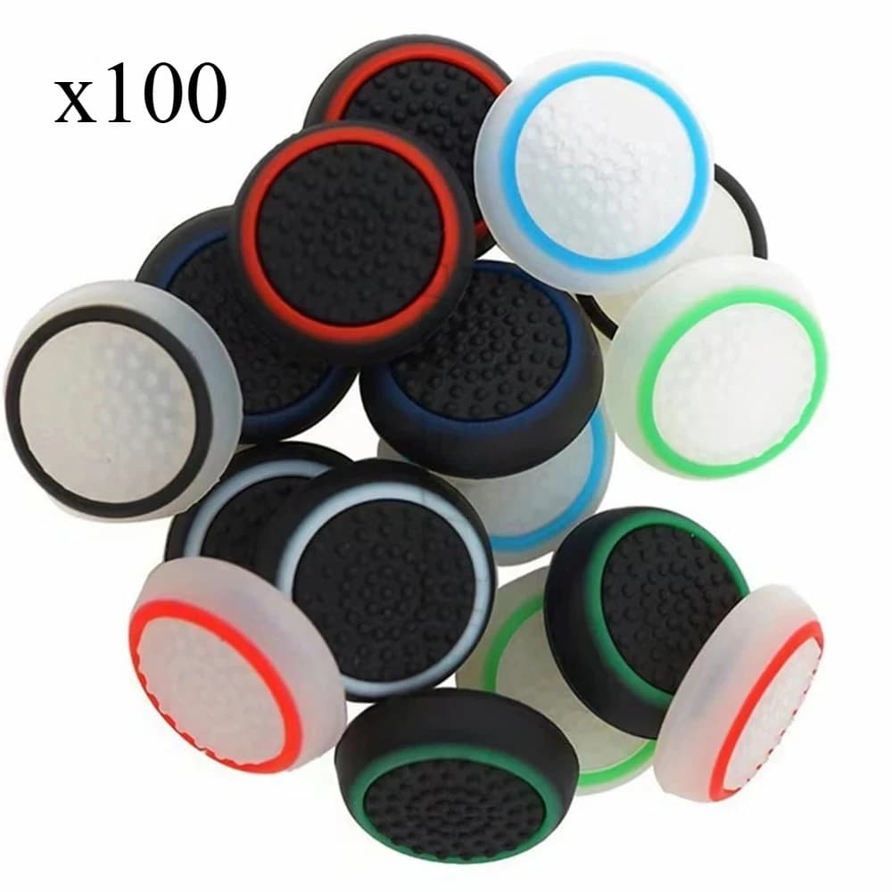 100 pezzi per PlayStation 5 4 PS5 PS4 Controller Joystick analogico Thumb Stick Grip Thumbstick Cap Cover per Xbox One 360