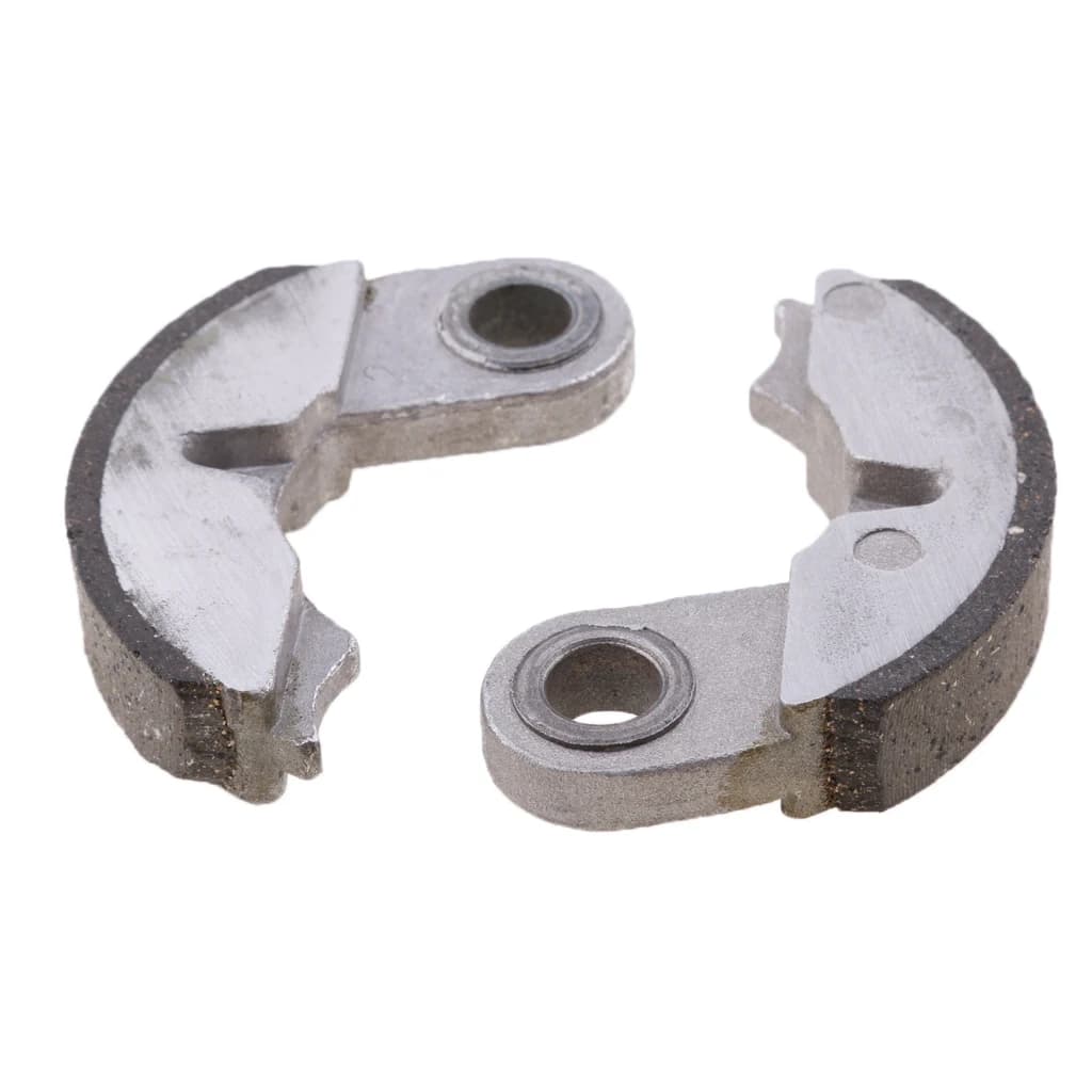 Clutch Assy Brush Iron Clutch Shoes Spring Kit Silver Accessory for Petrol Scooter Mini Bike