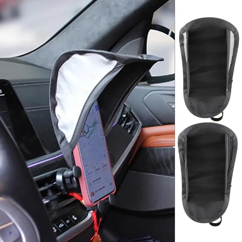 Mobile phone umbrella Sunshade for phone Support for mobile phone Sunshade lock for mobile phone Bike