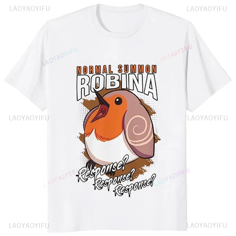 Normal Summon Robina Divertente stampato Otaku T-shirt Giappone TCG OCG Duel Monsters Gioco di carte ufficiale Tshirt Harajuku Anime Tees