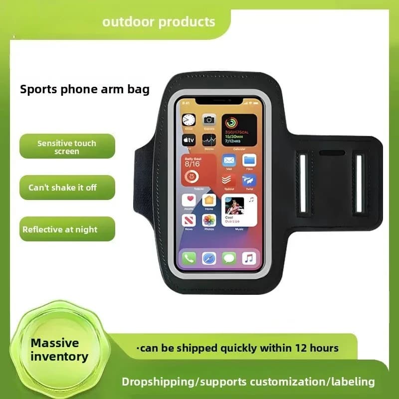 Ultra-Thin Running Sports Arm Band for Running Cycling IPhone Samsung Xiaomi Belt Bag Touchscreen Waterproof Phone Holder Bags