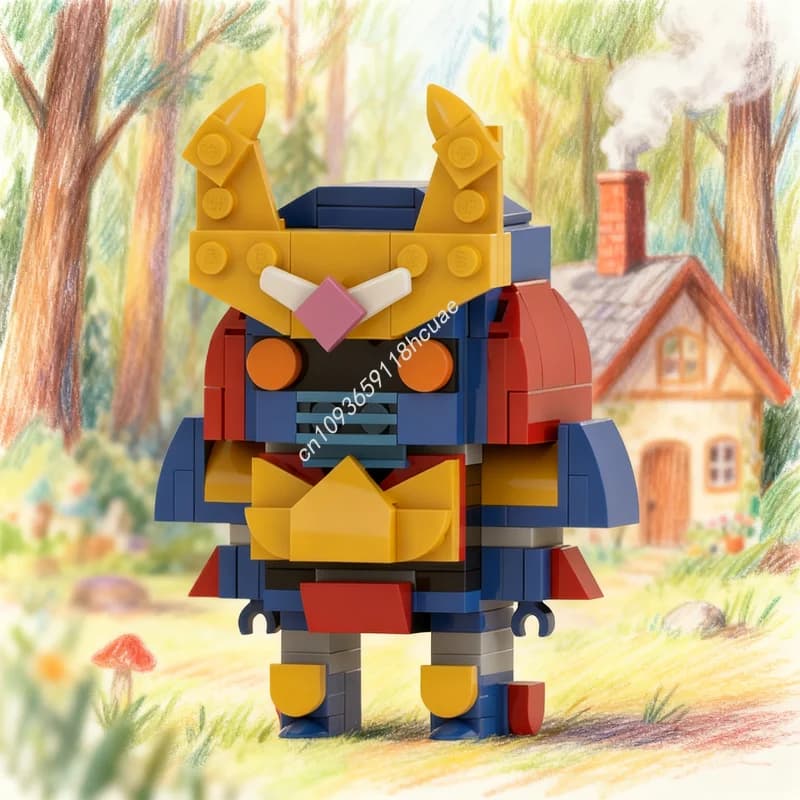 149 pz MOC Baldios Brickheadz Modello Building Blocks Architettura Assemblare Giocattolo Regali Di Natale FAI DA TE Idea Creativa Educazione Mattoni