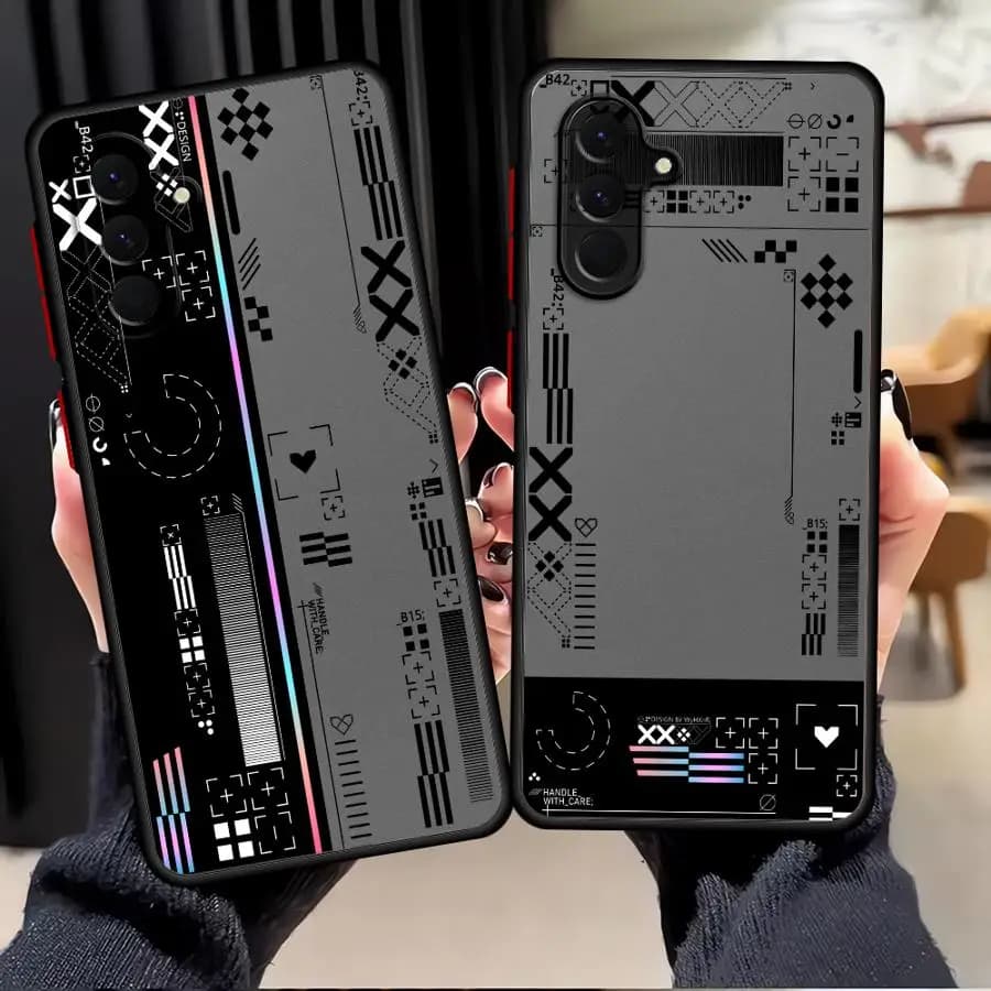 Cover per Samsung Galaxy A54 A34 A36 A73 A33 A17 A52 A35 A53 A56 A55 A52S A72 A14 A23 A16 A15, Custodia per Telefono con Design Classico da Gioco