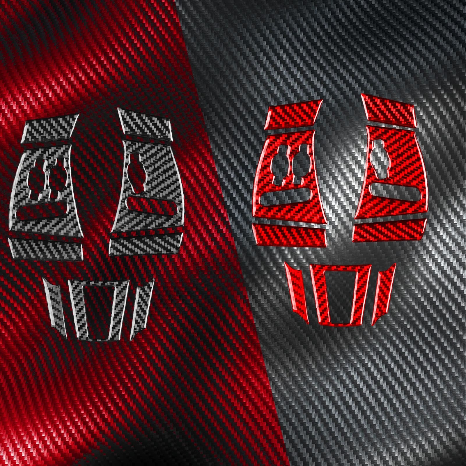 For Jaguar XF 2008 2009 2010 2011 Carbon Fiber Steering Wheel Kit Car Interiors Trims Accessories Decorations Stickers