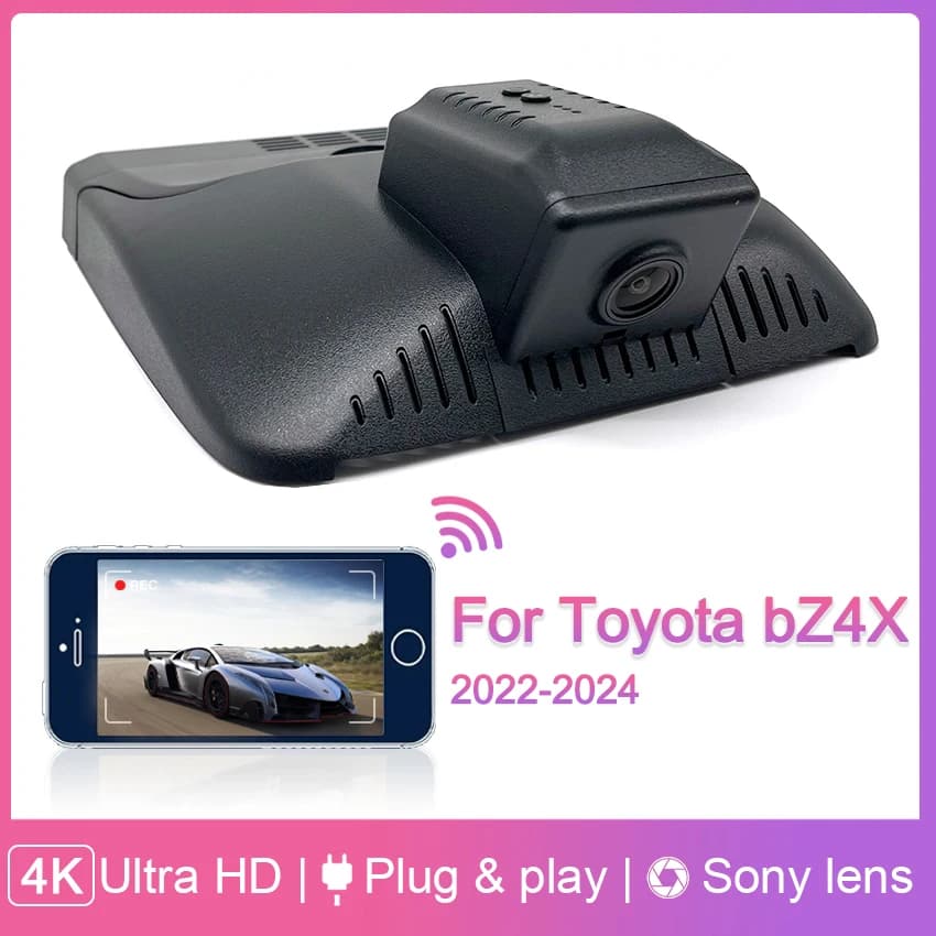 Dash Cam per Toyota bZ4X 2022 2023 2024 XLE Limited, Videocamera per Auto 4K, Dashcam OEM dall'Aspetto Originale per bZ4X