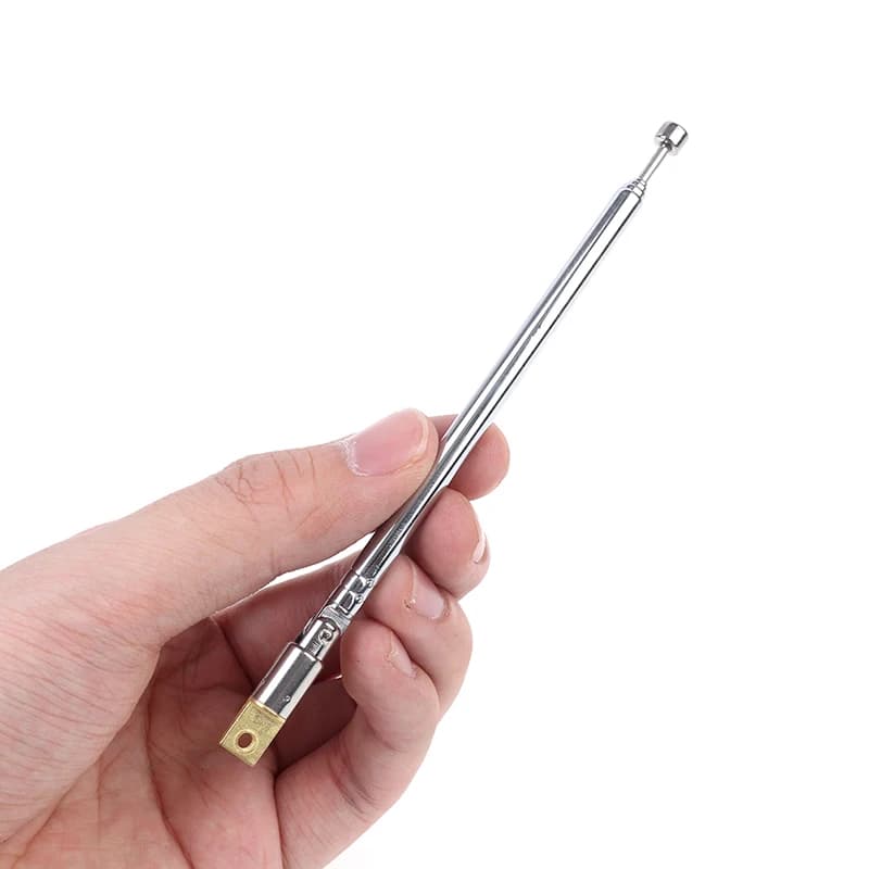 Antenna Radio AM FM telescopica universale 1Pc 37cm 5 sezioni in acciaio inossidabile