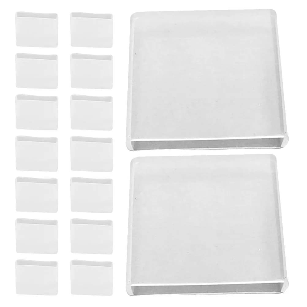 100Pcs Trousers Hanger Non-Slip Silicone Grips Anti-Fall Clamp Covers Clothes Hanging Accessories Clear Protective Pads