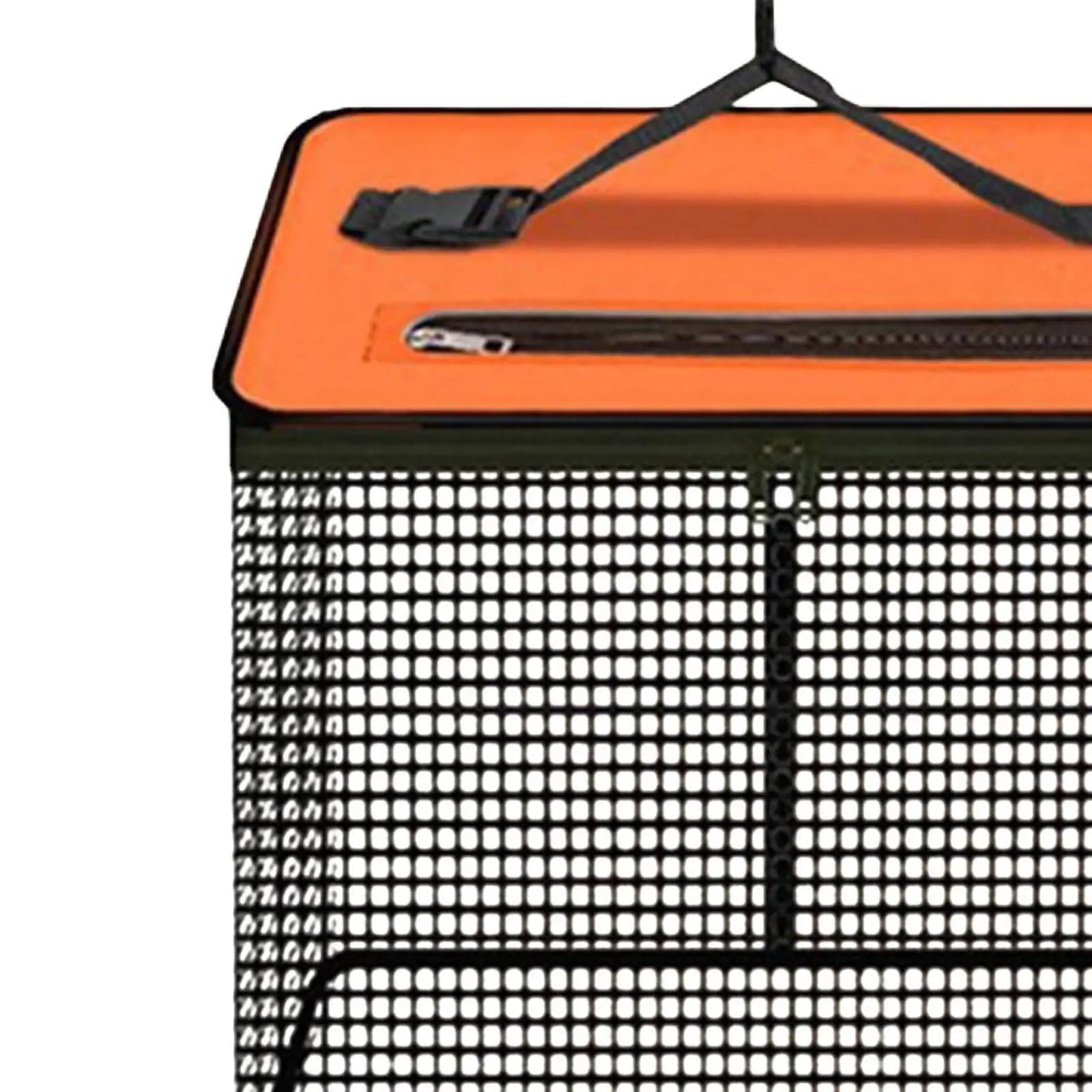 Rete da Pesca Pieghevole Portatile in Nylon, Secchio a Rete ad Asciugatura Rapida per Protezione Pesci, Cesto per Alimentazione e Attrezzatura da Esterno