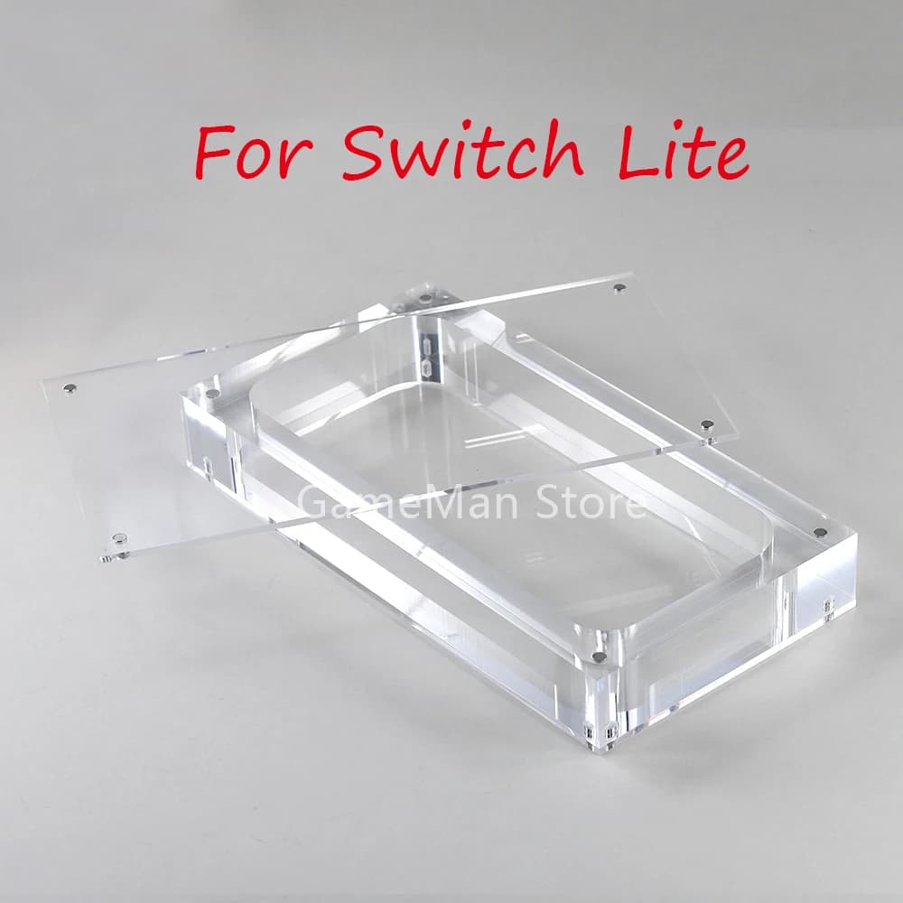 1 Pezzo Custodia in Acrilico ad Alta Trasparenza con Coperchio Magnetico, Scatola Espositiva e Contenitore per Console di Gioco Switch Lite