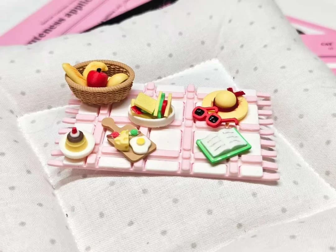 Tappetino da Picnic, Piatto da Picnic, Stampo per Resina, Accessori per Stampi in Silicone, Resina Liquida per Stampi, Portachiavi in Resina, Stampo in Silicone, Stampo in Resina