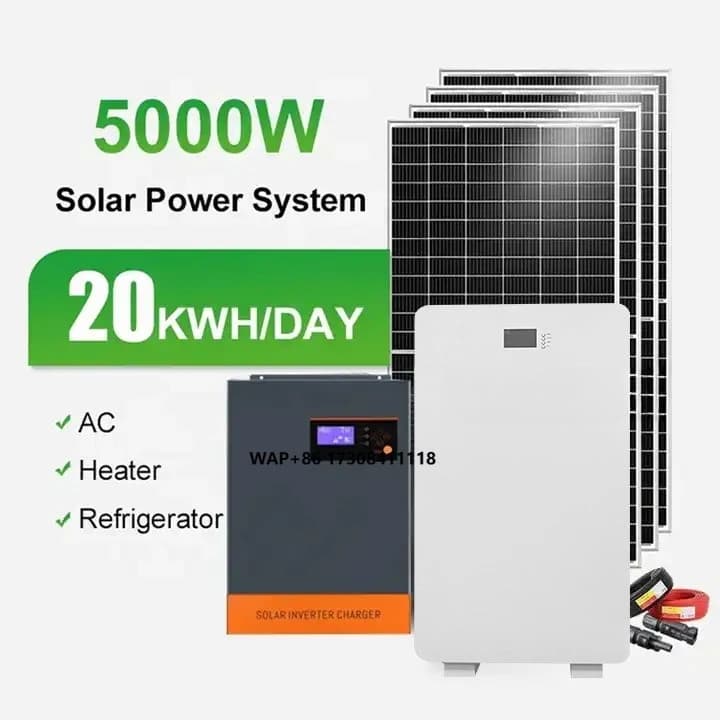 Offgrid Completo 3Kw 5KW 10kw 15KW 20kw 30kw Sistema di alimentazione di accumulo di energia ibrido Off Grid Kit sistema di pannelli solari per la casa