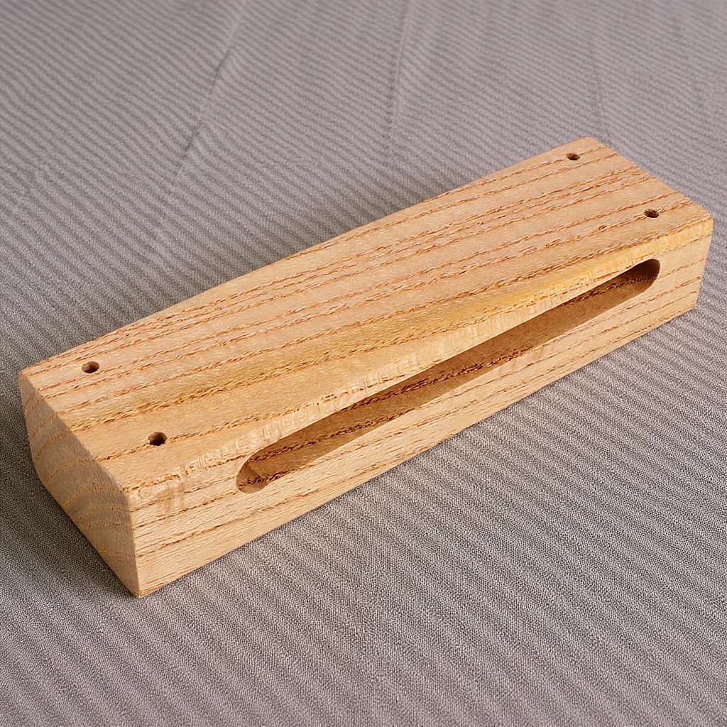 Wood Block Musical Instrument With Mallet Hardwood Percussion Rhythm Musical Instrument Block Drum Mallet Solid Stick Handheld