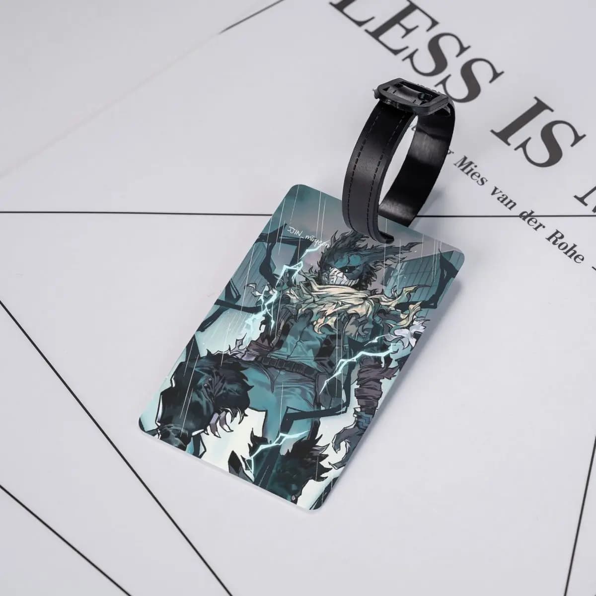 Etichette per Bagagli My Hero Academia, Accessori per Valigie, Targhette per Bagagli da Viaggio, Porta Etichette con Nome e Indirizzo