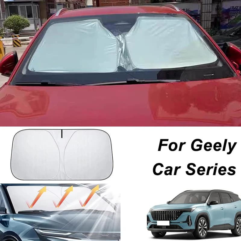 Parasole per Parabrezza Anteriore Auto per Geely Coolray Atlas Emgrand Okavango Tugella Azkarra Boyue Protezione UV