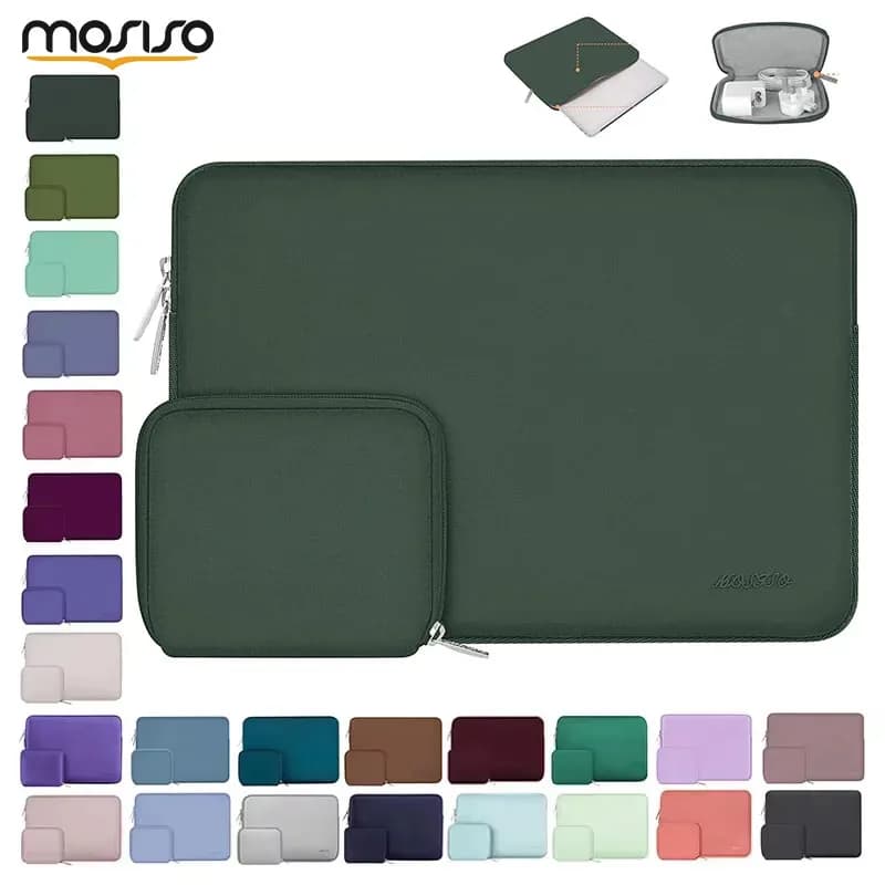 Borsa per laptop per 2024 MacBook Air 13 15 Pro 14 16 M4 M3 M2 M1 11 12 14.2 16 pollici Mac Dell HP Lenovo Custodia protettiva per notebook