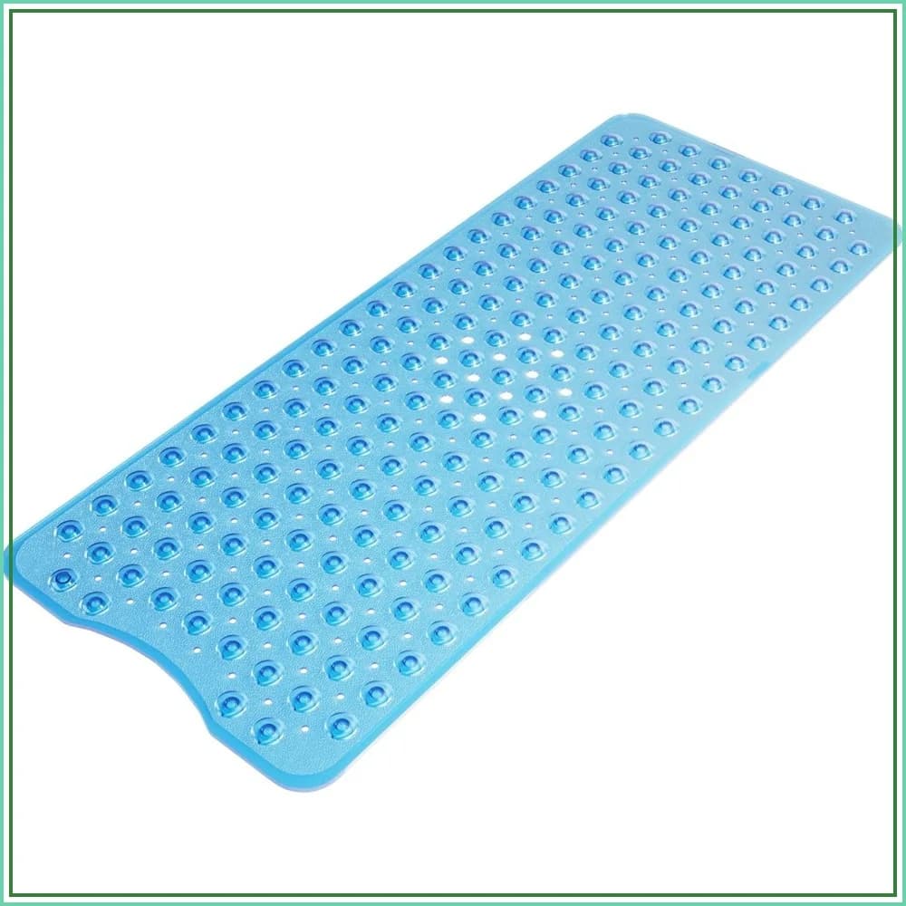 Non Slip Shower Mat 40x16 Inches, Bathtub Mat with Suction Cups and Drain Holes, Anti Slip Bath Mat for Tub