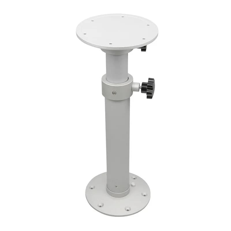 Piedistallo da tavolo regolabile Base da tavolo staccabile Supporto Base per gamba Telaio di montaggio Kit base da tavolo in lega di alluminio per yacht per barche camper