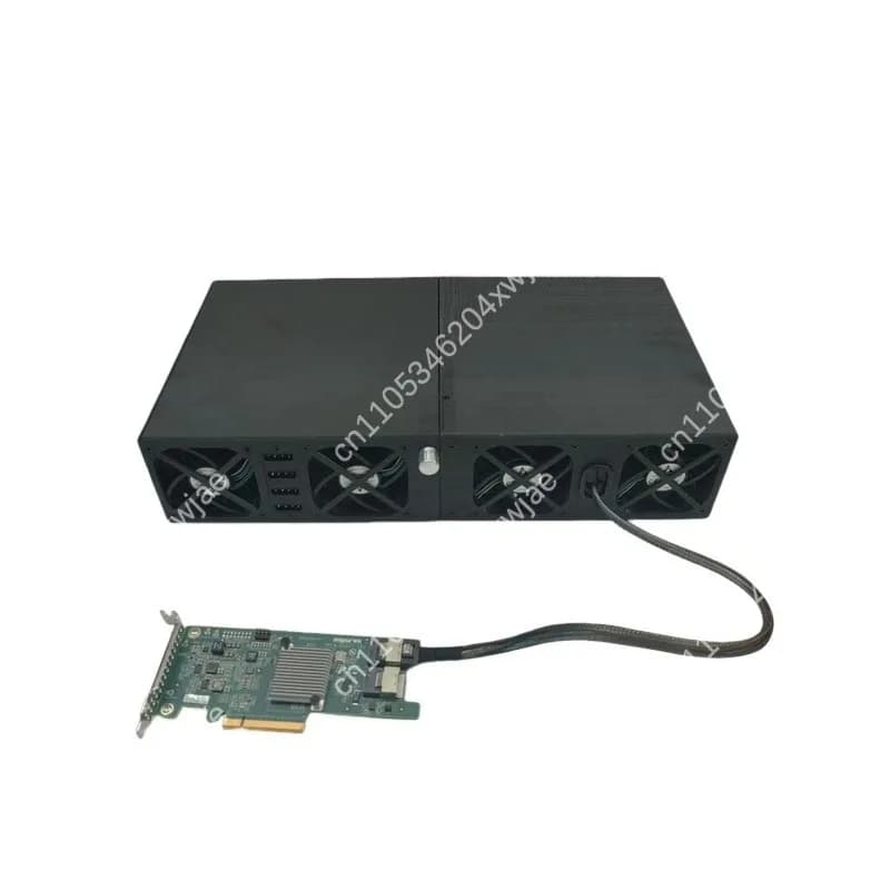 Box di Archiviazione Esterna per 12 Dischi Rigidi con Backplane SAS 12Gbps per Espansione Server NAS