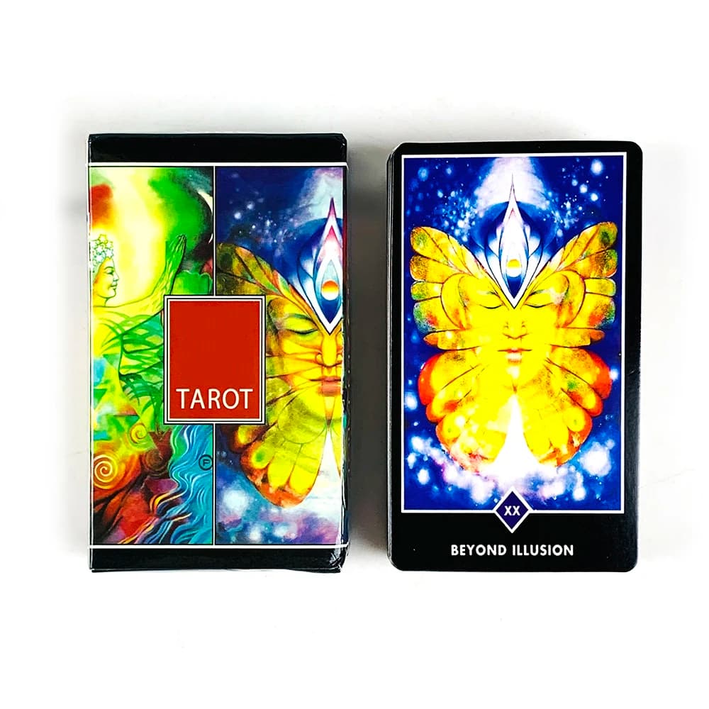 Tarocchi Una 79 mazzo squisito Oracle Visioni inglesi Divinazione Borad Giochi di gioco, perfetti per il regalo di Natale e Capodanno