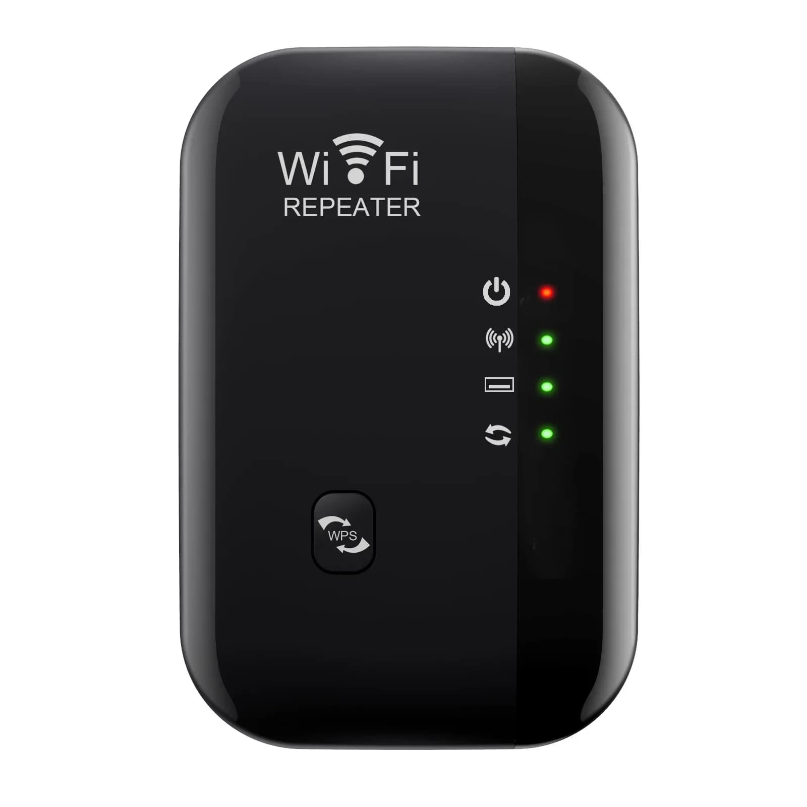 Ripetitore Wi-Fi 300Mbps, Amplificatore di Segnale Wi-Fi Remoto 802.11N, Amplificatore di Rete per Casa e Ufficio, Ripetitore Wireless