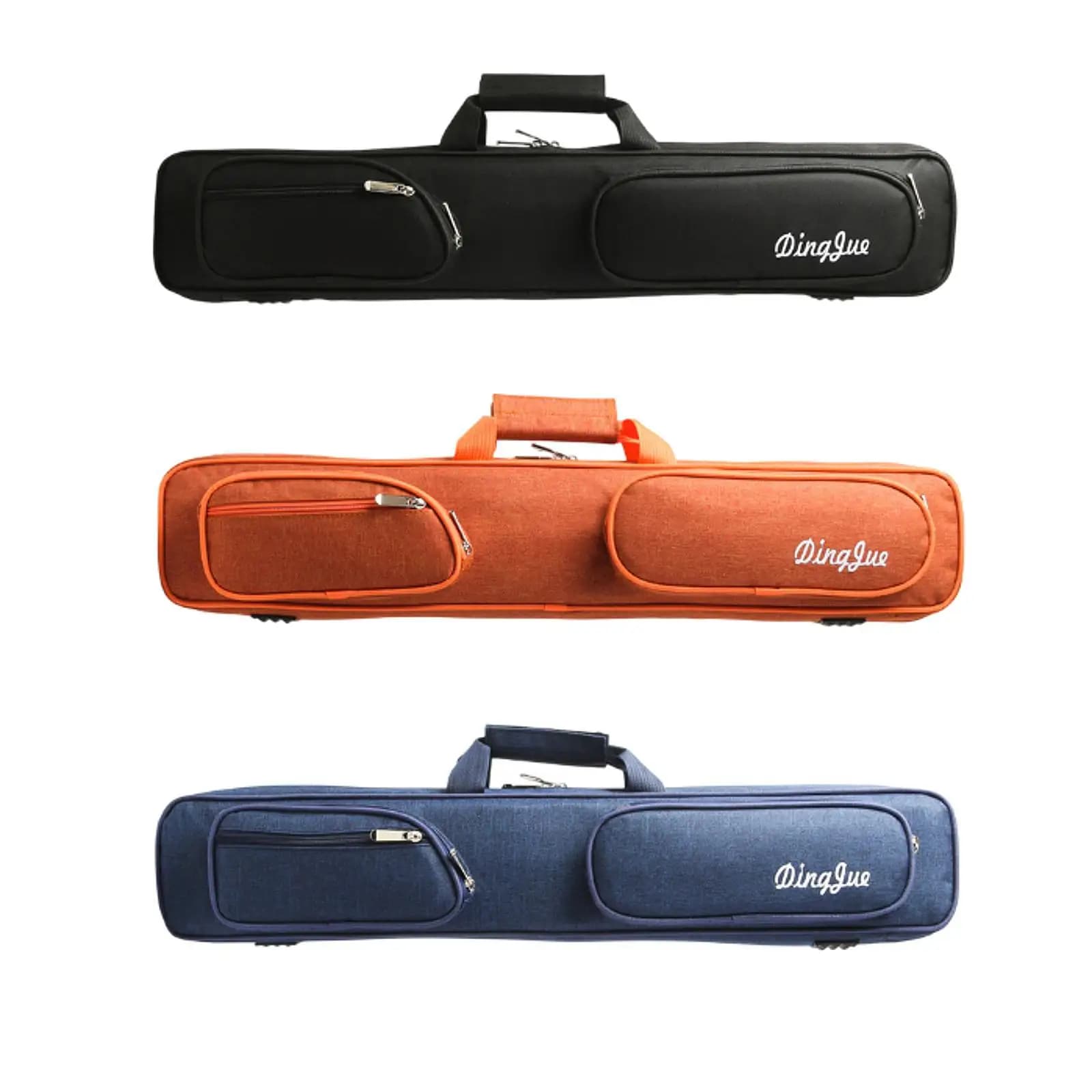 Custodia per stecca da biliardo morbida con tracolla regalo portatile con tasche esterne che trasporta 1/2 organizer per stecca da biliardo da biliardo