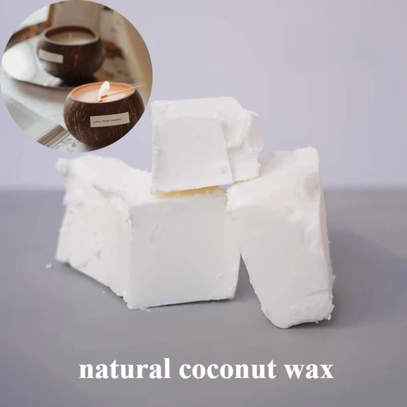 50g/ Bag Block Shape Natural Coconut Wax DIY Creative Modeling Aromatherapy Candle/container Candle/wax Sheet Making Materials