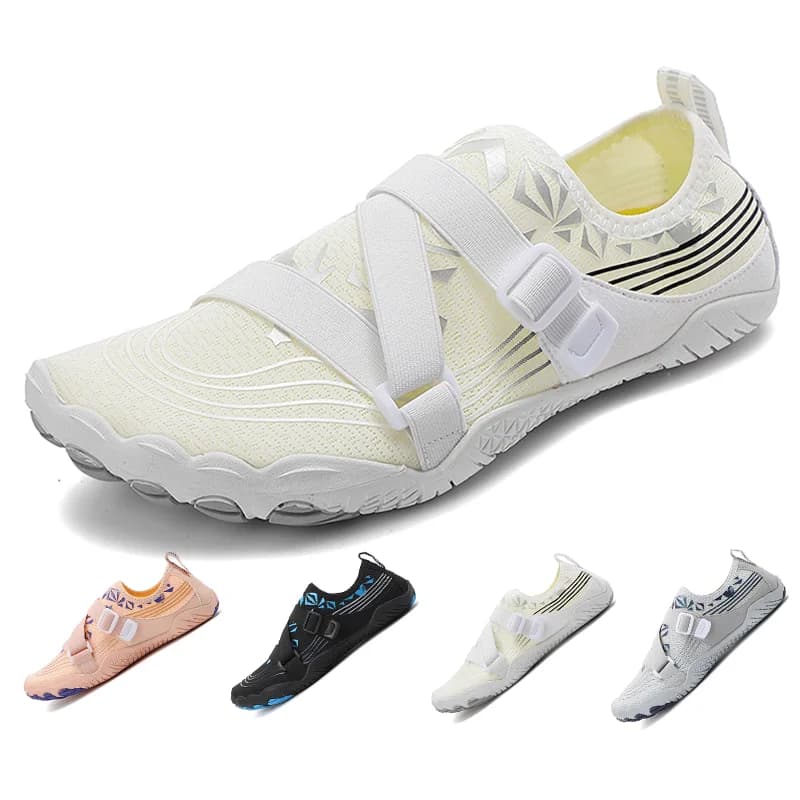Scarpe da Acqua per Coppie, Asciugatura Rapida, Antiscivolo, Traspiranti, Leggere, per Uomo e Donna, per Fiume, Spiaggia, Nuoto, Immersioni, Surf, Calzini Acquatici