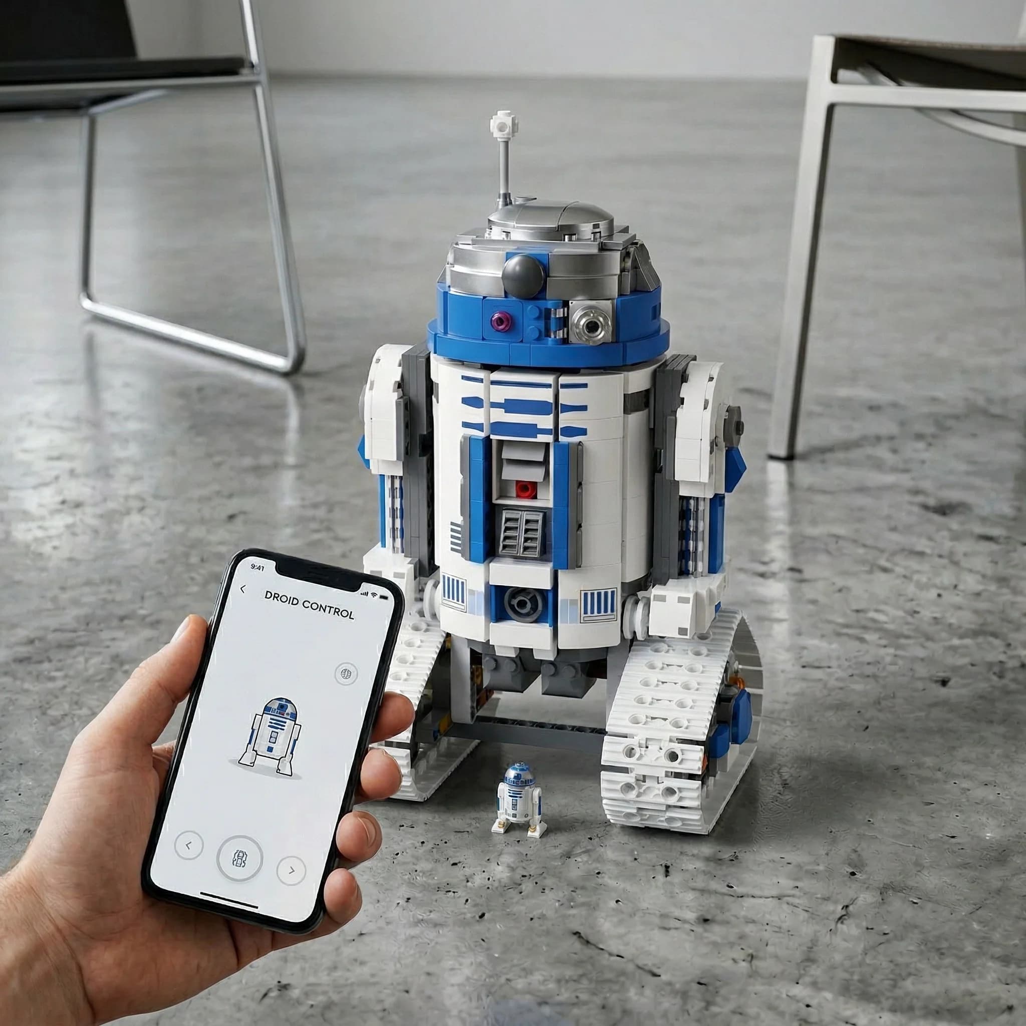 Robot Cingolato Telecomandato da 740 Pezzi, Modello Galaxy Fixer con Braccio Meccanico, Kit di Costruzione Fai-da-te, Regalo per Appassionati Adulti
