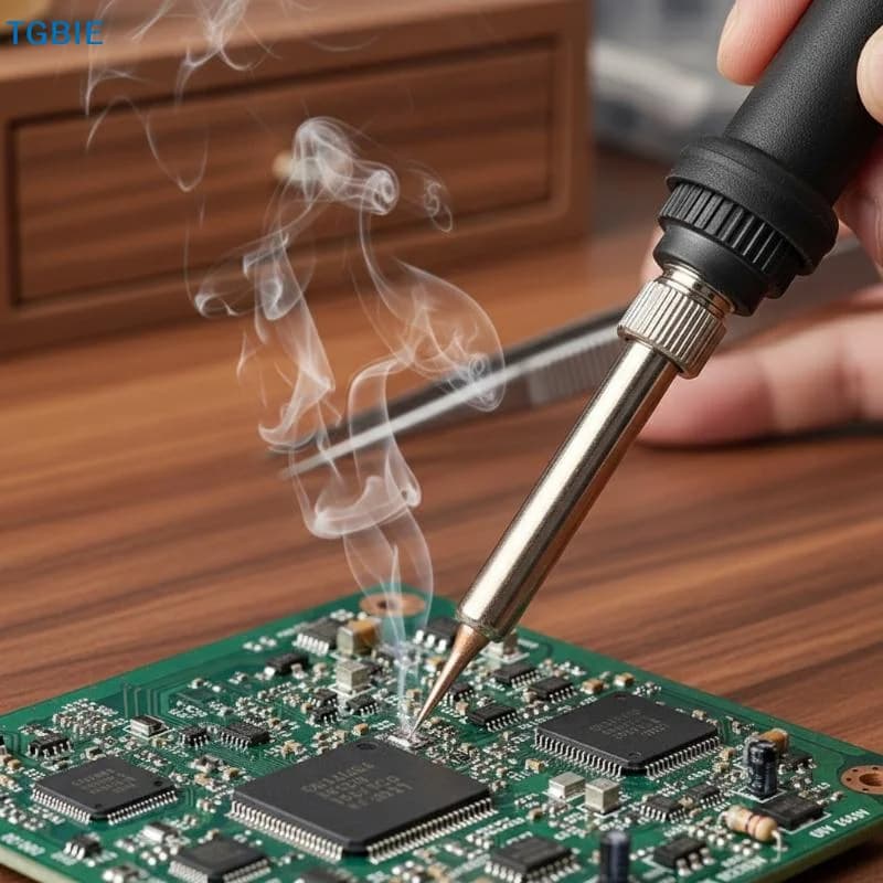 Soldering Iron Tips 1 Set 900M K 2.4D 3C B I Pure Copper Head for 936 Handle Durable Heat Transfer for Circuit Board Soldering