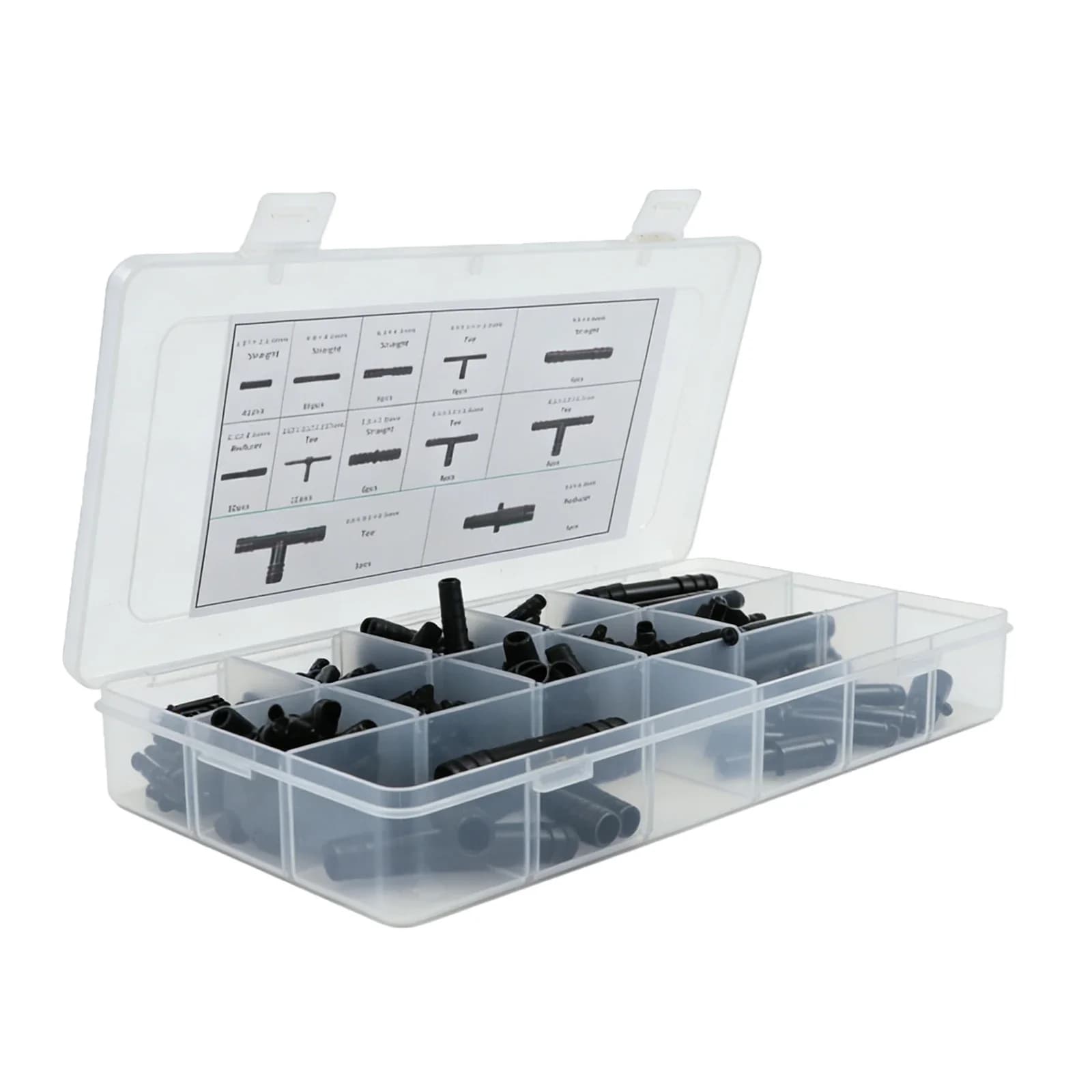 113Pcs Car Hose Connector Assortment Reducer Set Straight T Piece Connector Irrigation Dripper Watering Garden Tools gardena