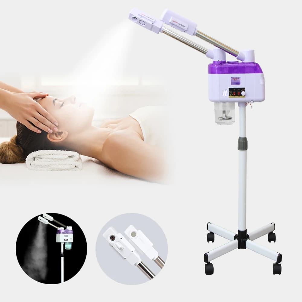 YUET WIN Nuovo 2026 Vapore facciale caldo freddo Macchina spray Cura della pelle Umidificatore Pulizia profonda per il viso Spruzzatore Dispositivo Spa di bellezza