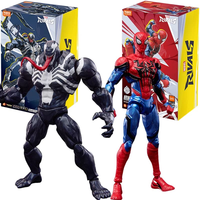 BLOKEES Originale Spider Man Venom Marvel CHAMPION CLASS Versione Action Figure Joint Mobile Assemblato Modello di film Giocattoli Regalo