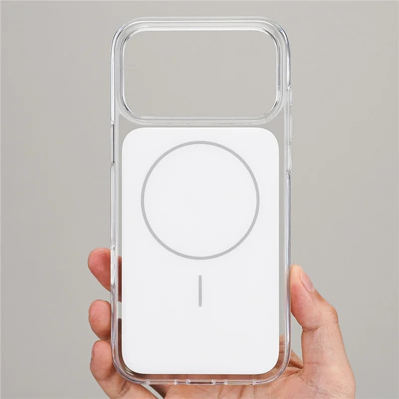 Original Quality Touch Camera Button Magnetic Hit Color Case for IPhone 17 Pro Max for Magsafe Wireless Charge Anti-yellow Cover