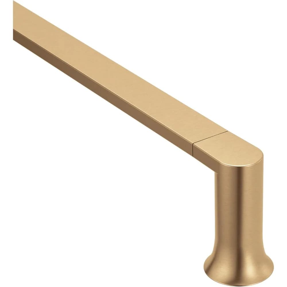 Portasciugamani moderno da 18 pollici in oro abbronzato per cucina e bagno: installazione semplice, conforme alle ADA
