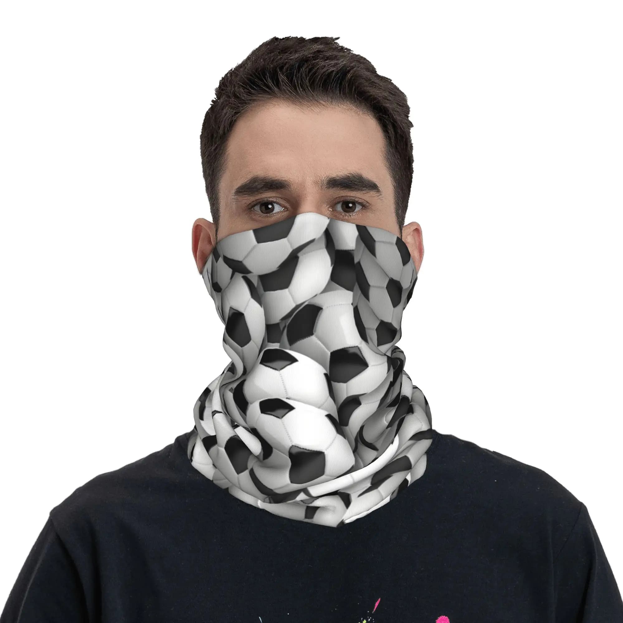 Scaldacollo Sportivo Personalizzato per Calcio, Bandana Invernale per Uomo e Donna, Sciarpa da Sci, Copriviso Popolare per Escursionismo