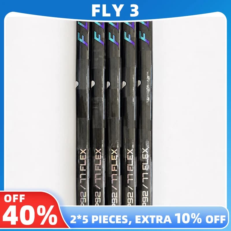 [5-Pack][Fly3] Ice Hockey Sticks Ultra Light Carbon Fiber P28 P92