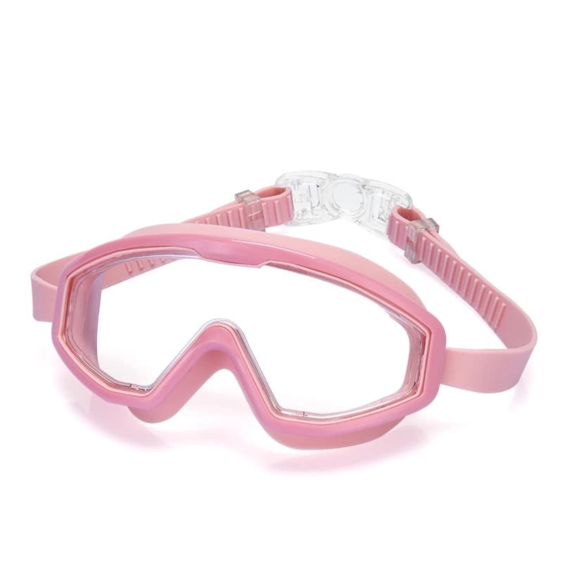 New Children's Flat Light Anti Fog Large Frame Swimming Goggles