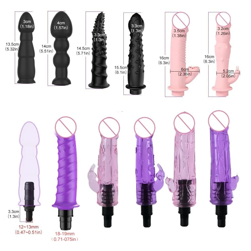 Massage gun heads Accessories vibration toys for adult sex head VIBRAT silicone for percussion vibrators for gun 13mm and 18mm