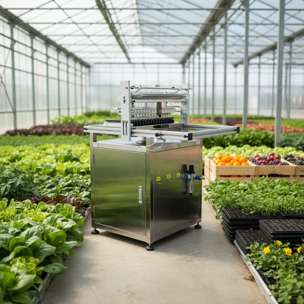 【HOT】Farm Automatic Stainless Steel Plug Seeder for Vegetable and Flower Seeds Sowing Machine