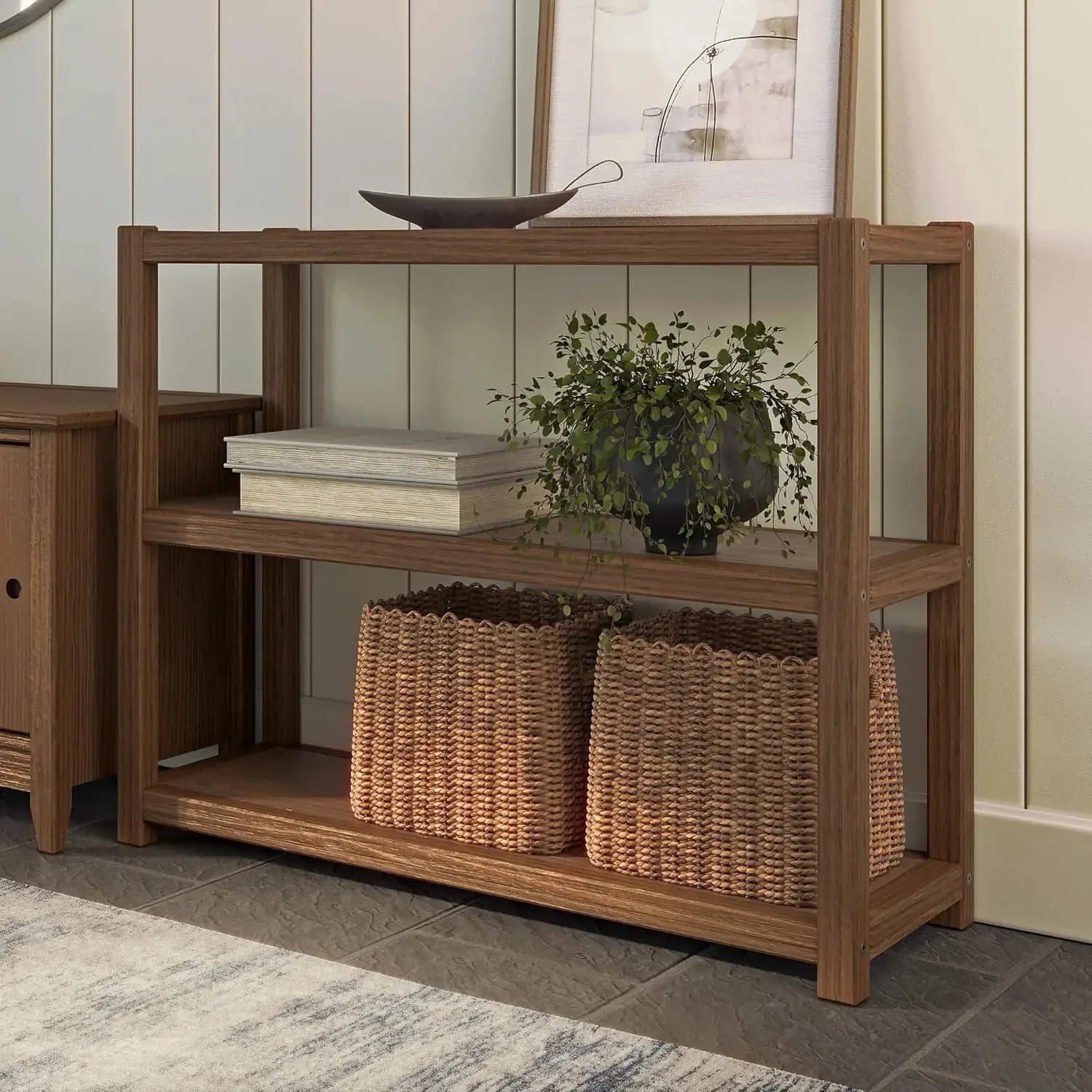 30" Modular Bookcase Storage Shelf Organizer with Adjustable Shelves for Home Office Library, Customized