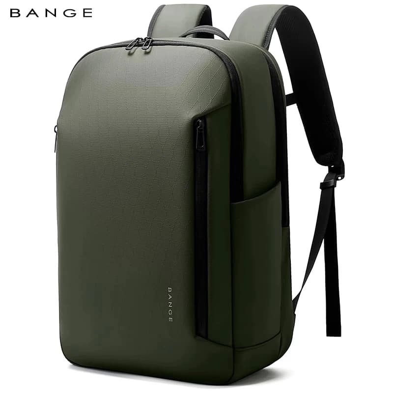 BANGE Zaino da donna dal design semplice alla moda Zaino antifurto per laptop da 15,6 pollici Zaino da viaggio impermeabile Zaino da scuola